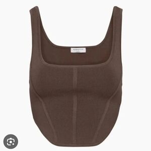 Babaton Brown Crop Top